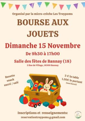 Bourse aux jouets à Bannay