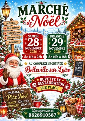 [Noël en Grand Sancerrois] Marché de Noël à Belleville-sur-Loire