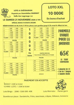 Loto à Châteaudun