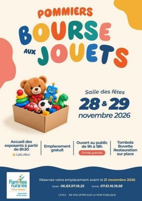 Bourse aux jouets, puériculture et vêtements à Pommiers