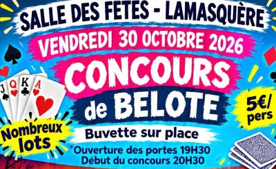 Concours Belote Lamasqu?re à Lamasquère