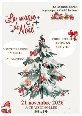 1er marché de noel à Chassignolles