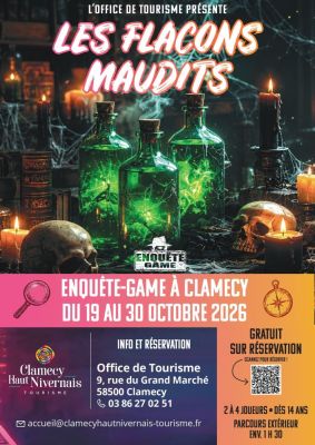 Enquête-game "Les flacons maudits" à Clamecy