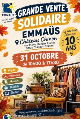 Grande Vente solidaire à Château-Chinon