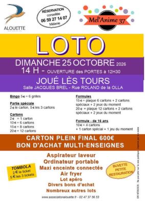 Loto de l'Alouette à Joué-lés-Tours
