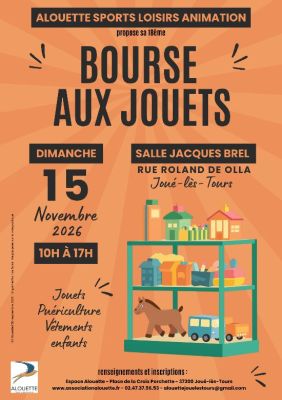 Bourse aux jouets de l'Alouette à Joué-lés-Tours