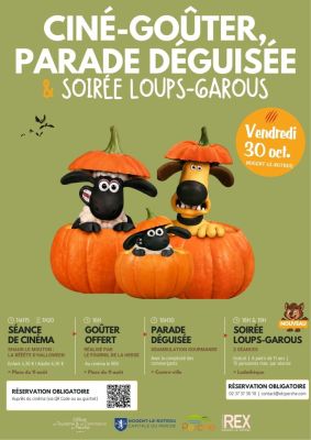 Ciné-goûter, parade déguisée & soirée loups-garous à Nogent-le-Rotrou