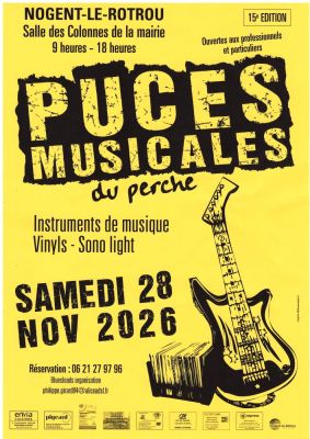 Puces musicales du Perche - 15e édition à Nogent-le-Rotrou