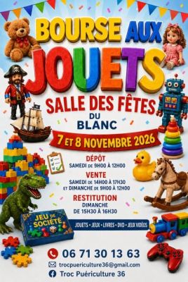 Bourse aux jouets à Le Blanc