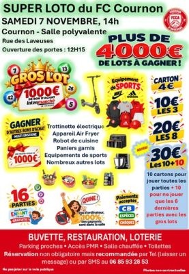 Super Loto du FC Cournon à Cournon-d'Auvergne