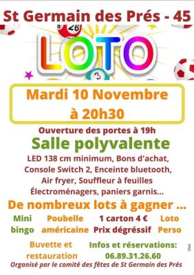 Soirée Loto à Saint-Germain-des-Prés