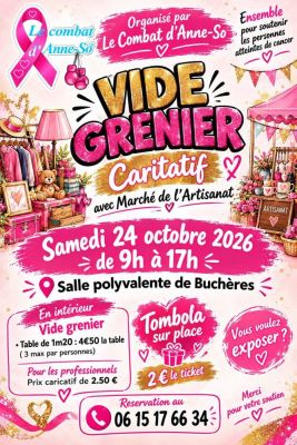 Vide-greniers caritatif à Buchères