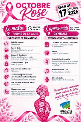 Octobre rose à Vendeuvre-sur-Barse