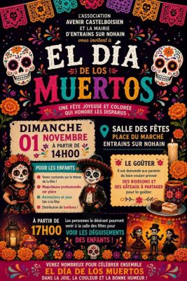 Célébration El Dia de los Muertos à Entrains-sur-Nohain