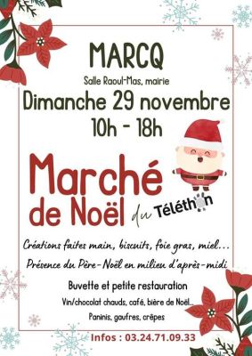 Marché de Noël du Téléthon à Marcq
