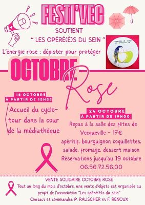 Repas pour Octobre Rose à Vecqueville