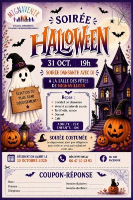 Soirée Halloween à Mignavillers