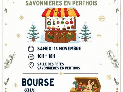 Marché de Noël et bourse aux jouets à Savonnières-en-Perthois