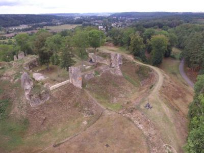 Visite du Château Médiéval de Montfort sur Risle