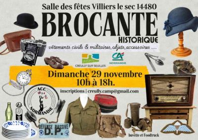 Brocante historique à Creully