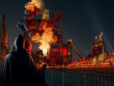 La nuit du feu à Uckange