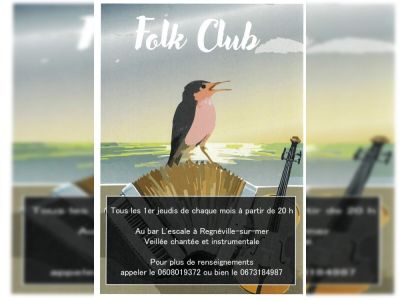 Folk Club, veillée chantée et instrumentale à Regnéville-sur-Mer