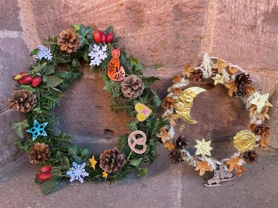 Atelier : Ma couronne d'hiver à Orschwiller