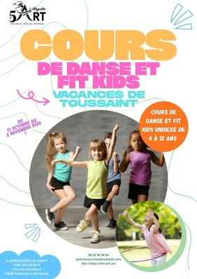 Danse 5? art : découvrez notre programme des vacances scolaires kids ! à Vandoeuvre-lès-Nancy