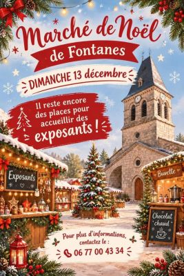 Marché de Noël à Fontanes