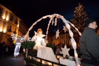 Défilé nocturne de Hans Trapp et Christkindel à Wissembourg