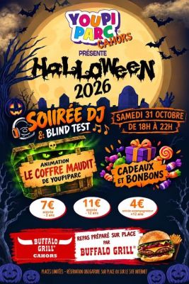 Soirée DJ Halloween au Youpi Parc à Cahors