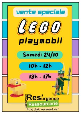 Vente spéciale lego & playmobil à Scey-sur-Saône-et-Saint-Albin