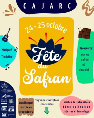 Fête du Safran du Quercy à Cajarc